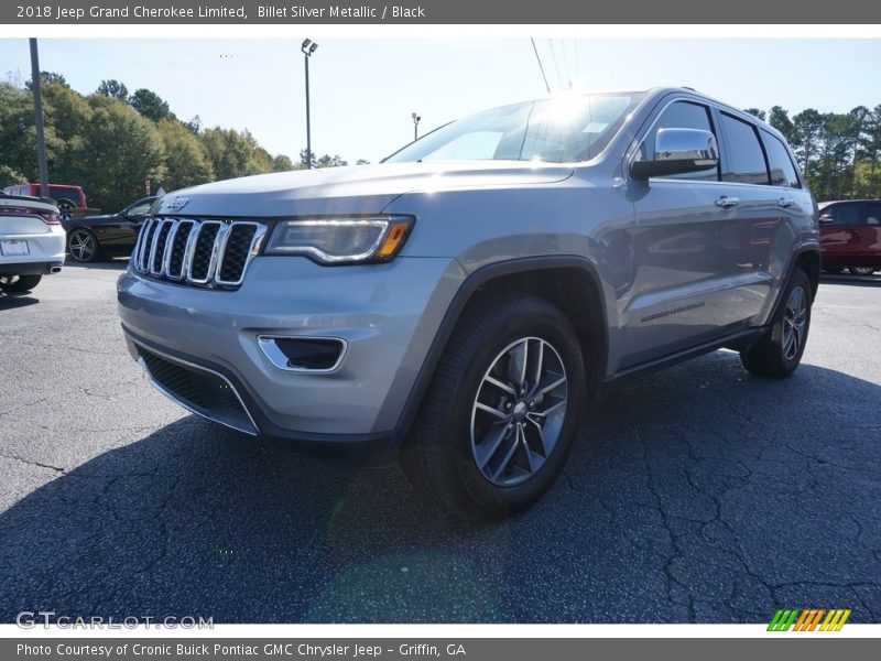 Billet Silver Metallic / Black 2018 Jeep Grand Cherokee Limited