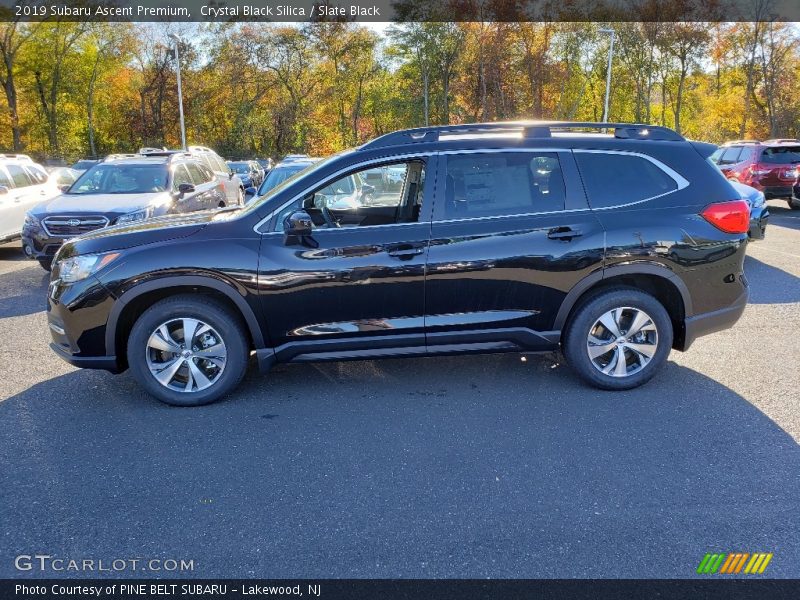 Crystal Black Silica / Slate Black 2019 Subaru Ascent Premium