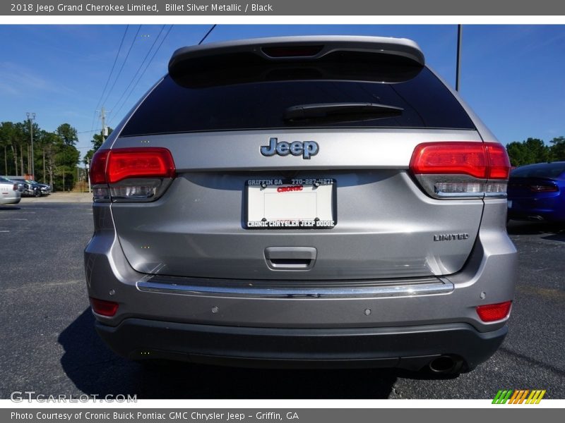 Billet Silver Metallic / Black 2018 Jeep Grand Cherokee Limited