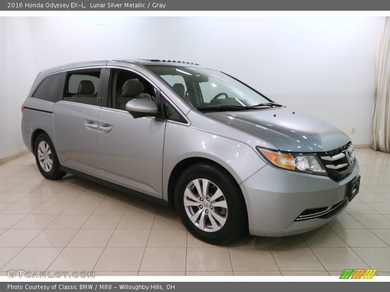 Lunar Silver Metallic / Gray 2016 Honda Odyssey EX-L