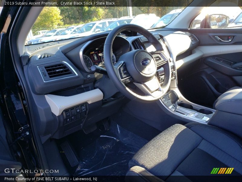 Crystal Black Silica / Slate Black 2019 Subaru Ascent Premium