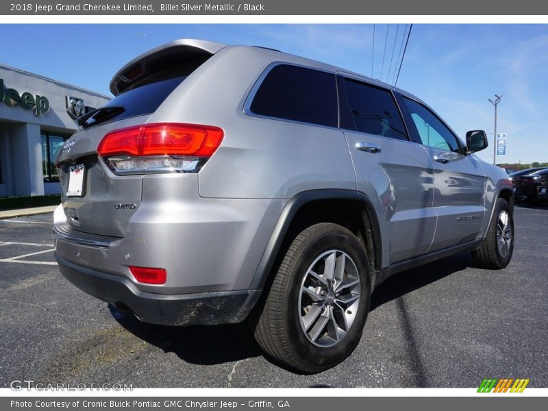 Billet Silver Metallic / Black 2018 Jeep Grand Cherokee Limited