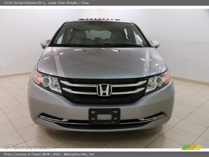 Lunar Silver Metallic / Gray 2016 Honda Odyssey EX-L