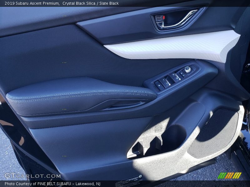 Crystal Black Silica / Slate Black 2019 Subaru Ascent Premium