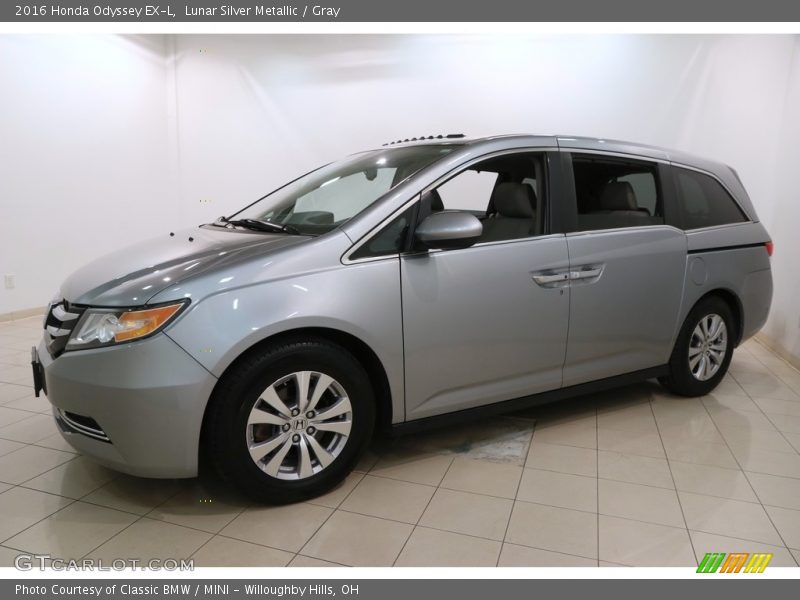 Lunar Silver Metallic / Gray 2016 Honda Odyssey EX-L