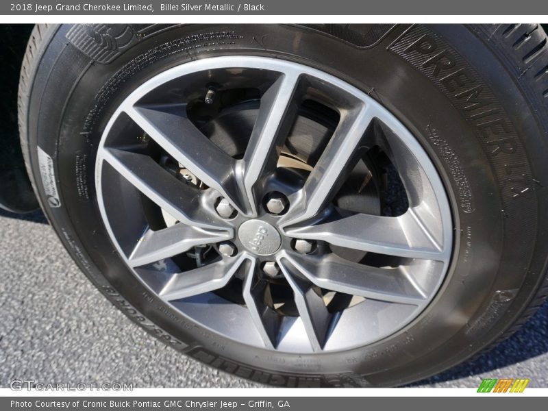 Billet Silver Metallic / Black 2018 Jeep Grand Cherokee Limited