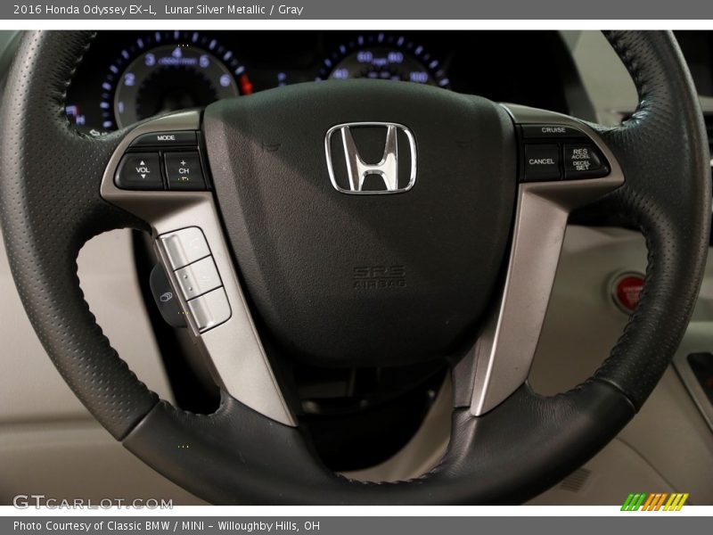 Lunar Silver Metallic / Gray 2016 Honda Odyssey EX-L
