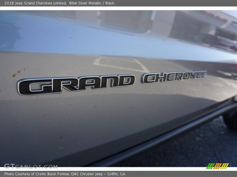 Billet Silver Metallic / Black 2018 Jeep Grand Cherokee Limited