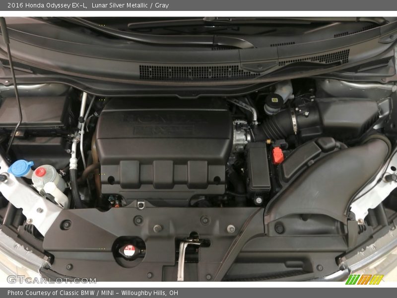 Lunar Silver Metallic / Gray 2016 Honda Odyssey EX-L