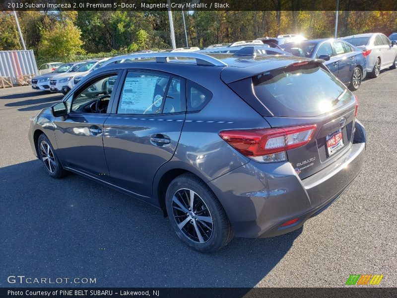 Magnetite Gray Metallic / Black 2019 Subaru Impreza 2.0i Premium 5-Door