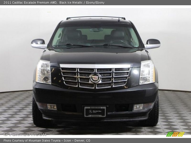 Black Ice Metallic / Ebony/Ebony 2011 Cadillac Escalade Premium AWD