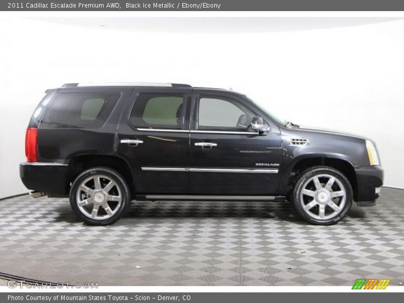 Black Ice Metallic / Ebony/Ebony 2011 Cadillac Escalade Premium AWD