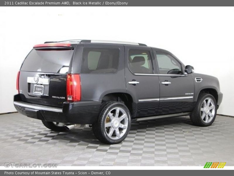 Black Ice Metallic / Ebony/Ebony 2011 Cadillac Escalade Premium AWD