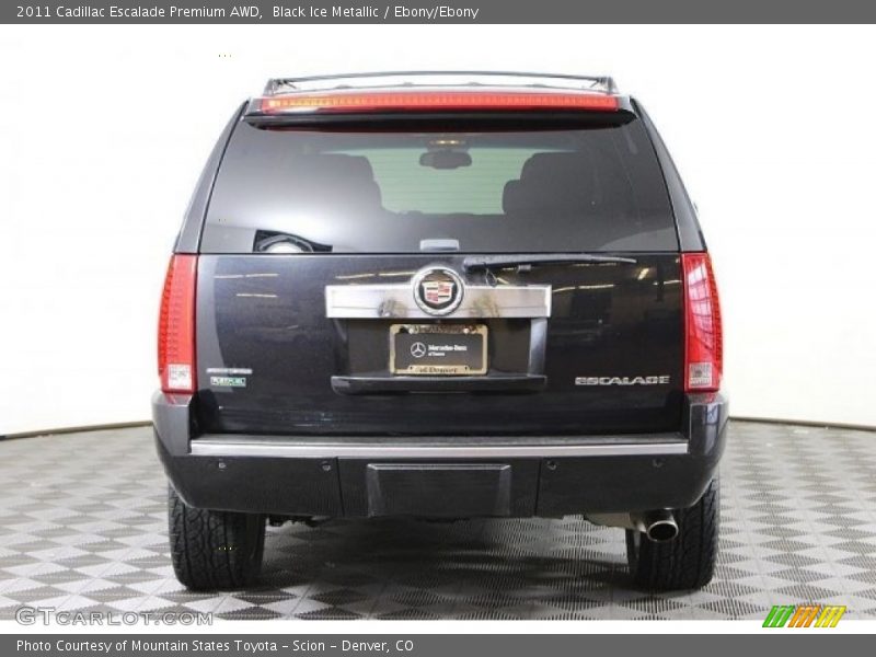 Black Ice Metallic / Ebony/Ebony 2011 Cadillac Escalade Premium AWD