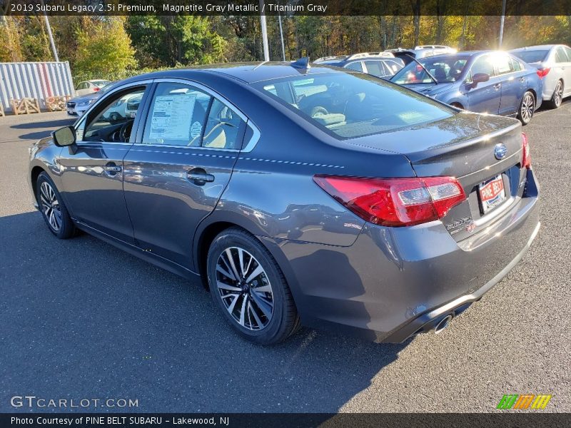 Magnetite Gray Metallic / Titanium Gray 2019 Subaru Legacy 2.5i Premium