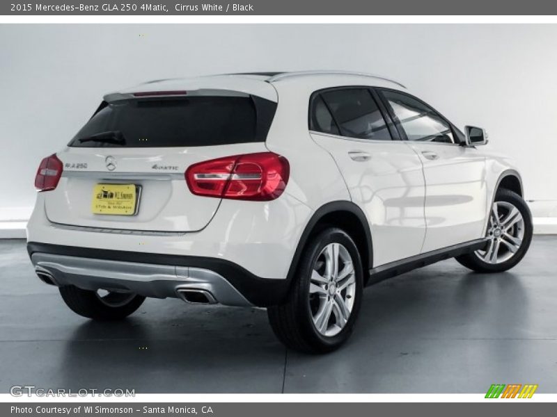 Cirrus White / Black 2015 Mercedes-Benz GLA 250 4Matic