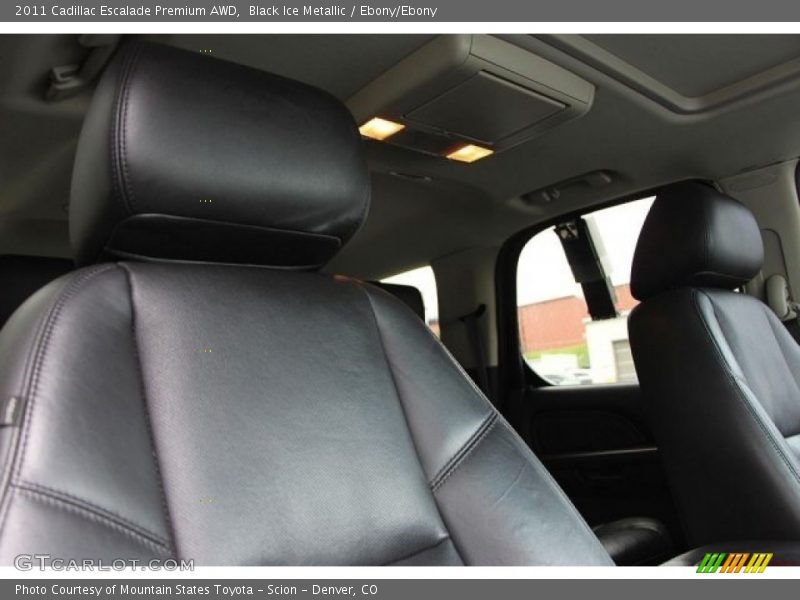 Black Ice Metallic / Ebony/Ebony 2011 Cadillac Escalade Premium AWD