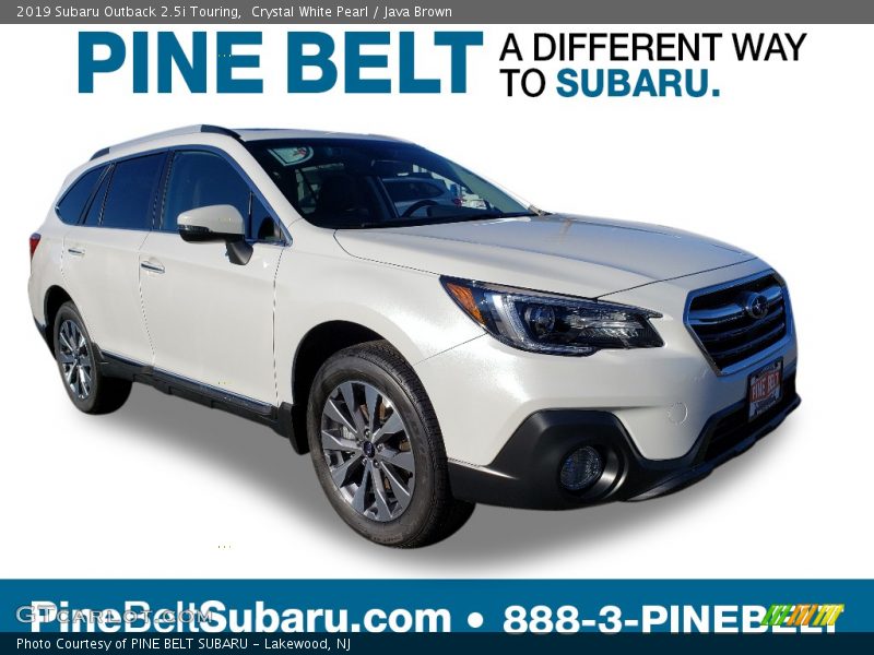 Crystal White Pearl / Java Brown 2019 Subaru Outback 2.5i Touring