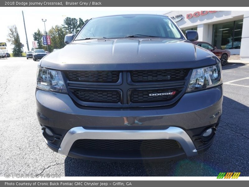 Bruiser Grey / Black 2018 Dodge Journey Crossroad
