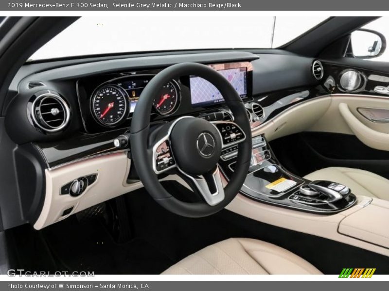 Selenite Grey Metallic / Macchiato Beige/Black 2019 Mercedes-Benz E 300 Sedan