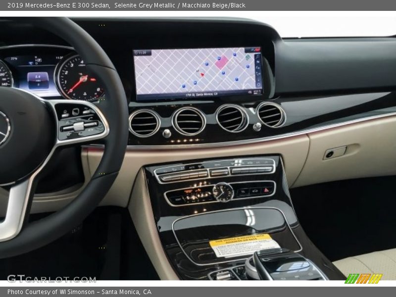 Selenite Grey Metallic / Macchiato Beige/Black 2019 Mercedes-Benz E 300 Sedan