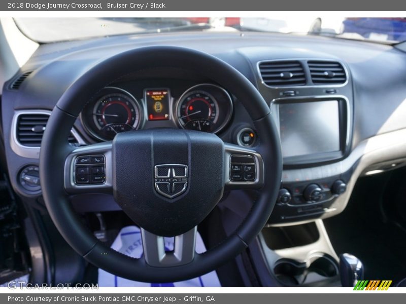 Bruiser Grey / Black 2018 Dodge Journey Crossroad