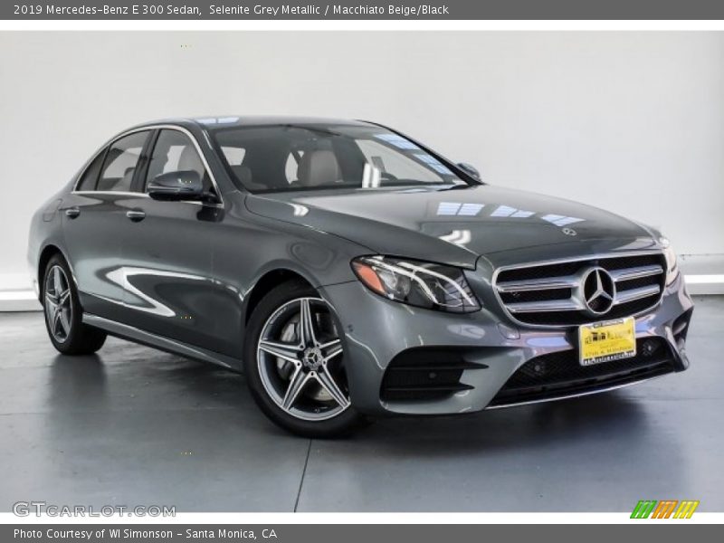 Selenite Grey Metallic / Macchiato Beige/Black 2019 Mercedes-Benz E 300 Sedan