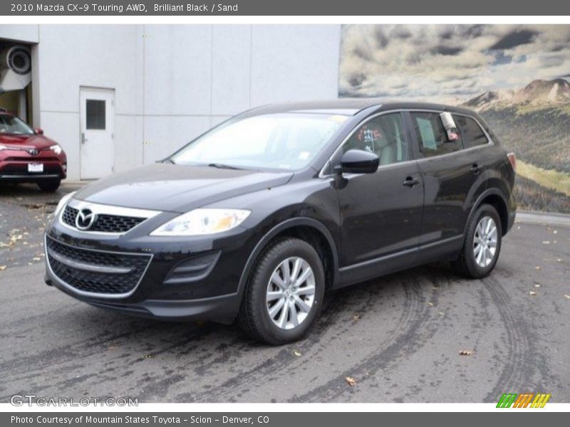 Brilliant Black / Sand 2010 Mazda CX-9 Touring AWD