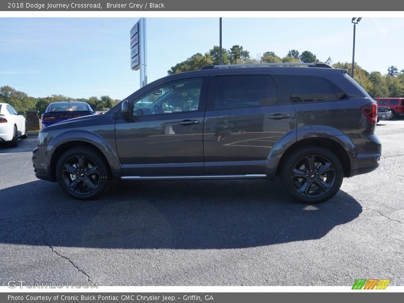 Bruiser Grey / Black 2018 Dodge Journey Crossroad
