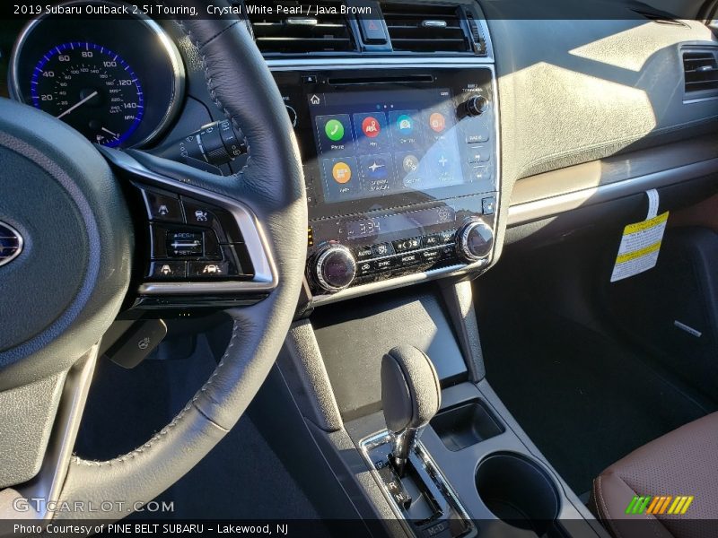 Crystal White Pearl / Java Brown 2019 Subaru Outback 2.5i Touring