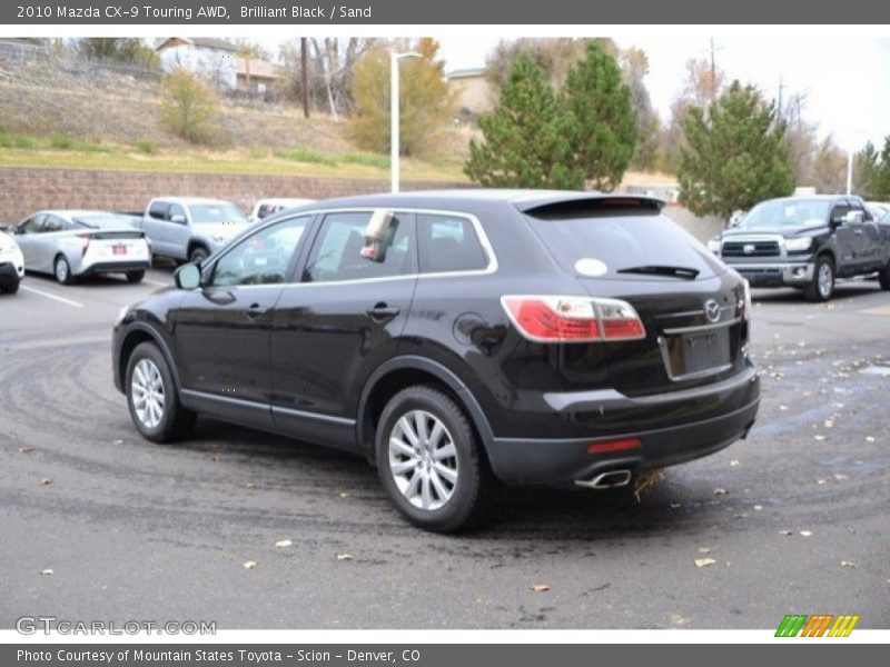 Brilliant Black / Sand 2010 Mazda CX-9 Touring AWD
