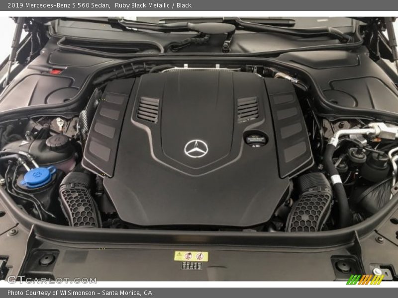  2019 S 560 Sedan Engine - 4.0 Liter biturbo DOHC 32-Valve VVT V8