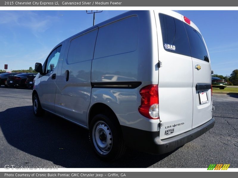 Galvanized Silver / Medium Pewter 2015 Chevrolet City Express LS