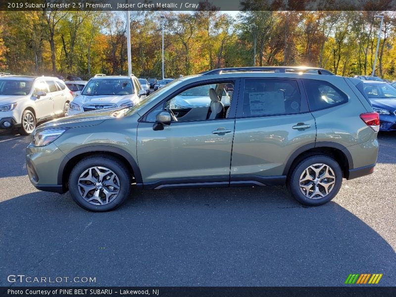 Jasper Green Metallic / Gray 2019 Subaru Forester 2.5i Premium