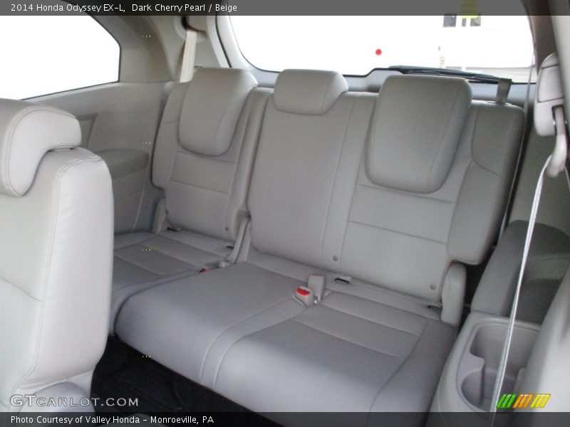 Dark Cherry Pearl / Beige 2014 Honda Odyssey EX-L