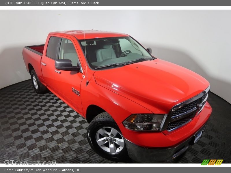 Flame Red / Black 2018 Ram 1500 SLT Quad Cab 4x4