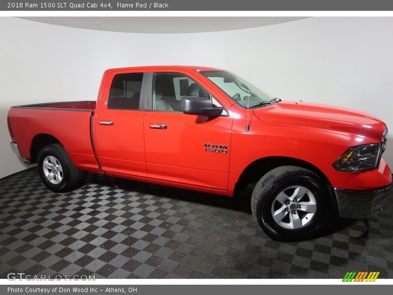 Flame Red / Black 2018 Ram 1500 SLT Quad Cab 4x4