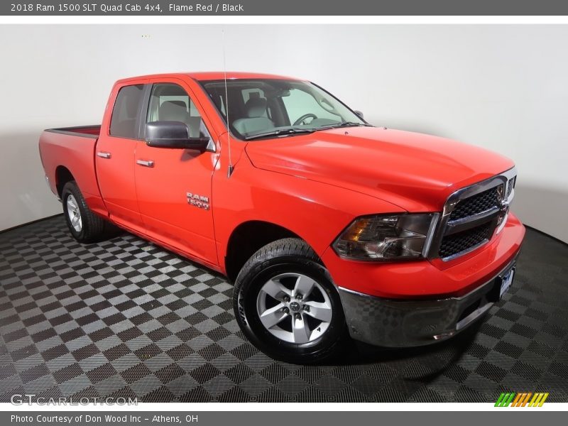 Flame Red / Black 2018 Ram 1500 SLT Quad Cab 4x4