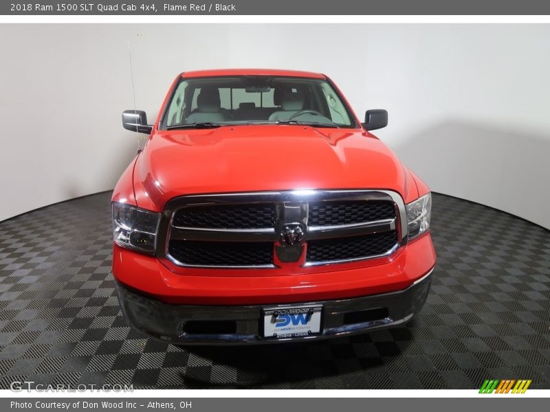 Flame Red / Black 2018 Ram 1500 SLT Quad Cab 4x4