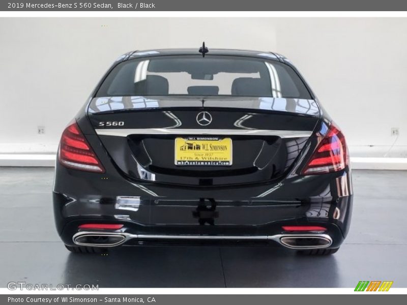 Black / Black 2019 Mercedes-Benz S 560 Sedan