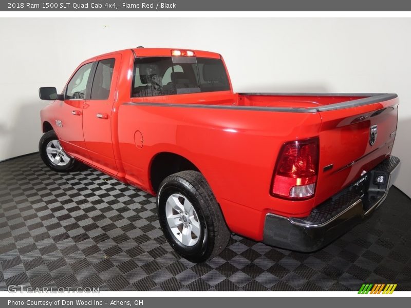Flame Red / Black 2018 Ram 1500 SLT Quad Cab 4x4