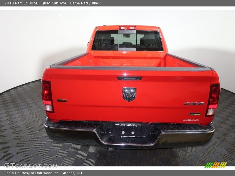 Flame Red / Black 2018 Ram 1500 SLT Quad Cab 4x4