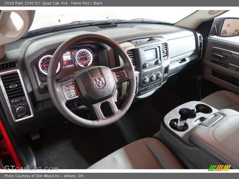 Flame Red / Black 2018 Ram 1500 SLT Quad Cab 4x4
