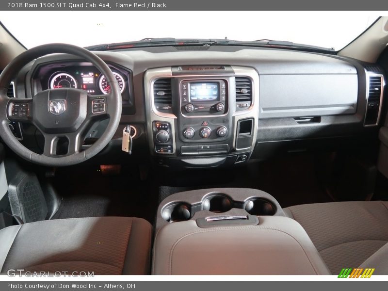 Flame Red / Black 2018 Ram 1500 SLT Quad Cab 4x4