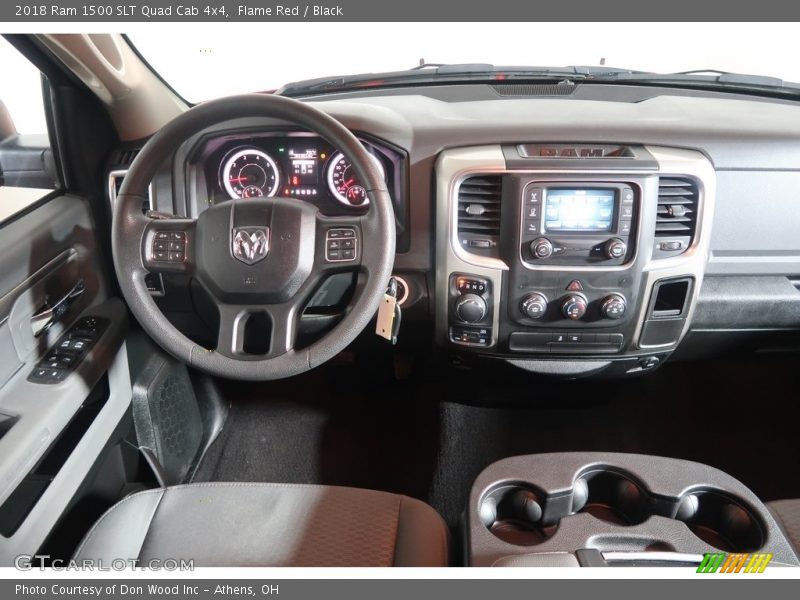 Flame Red / Black 2018 Ram 1500 SLT Quad Cab 4x4