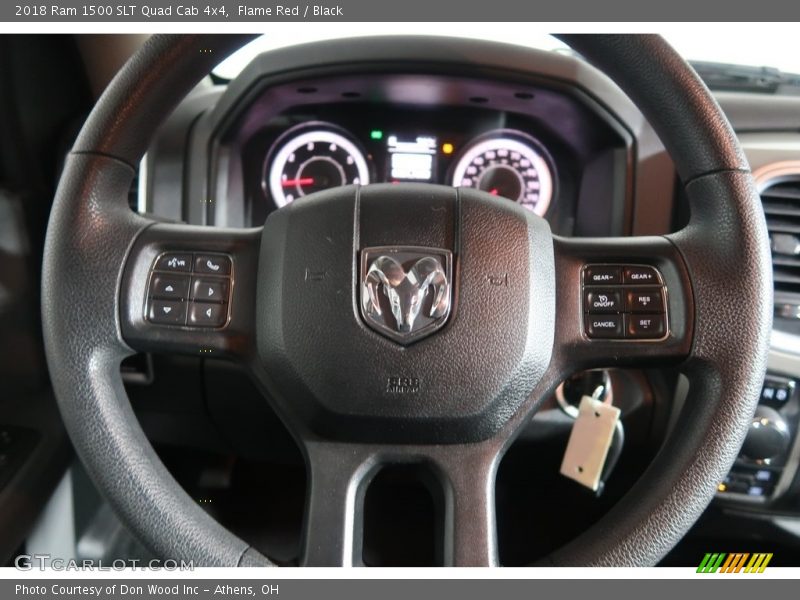 Flame Red / Black 2018 Ram 1500 SLT Quad Cab 4x4