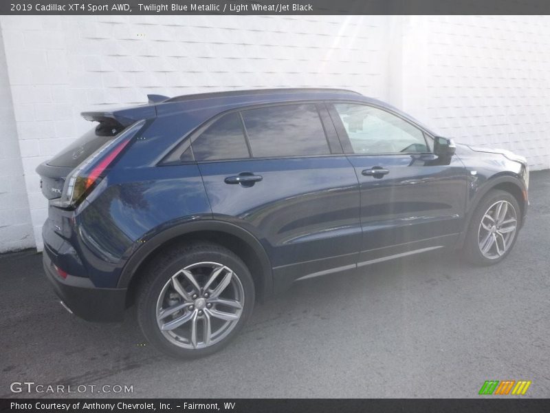 Twilight Blue Metallic / Light Wheat/Jet Black 2019 Cadillac XT4 Sport AWD