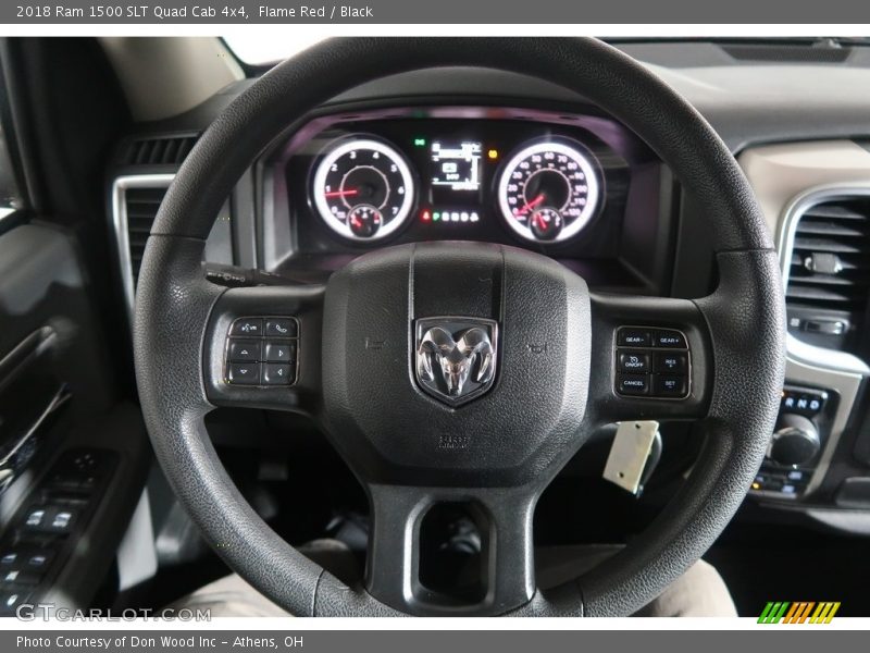 Flame Red / Black 2018 Ram 1500 SLT Quad Cab 4x4