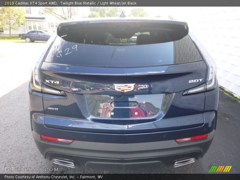 Twilight Blue Metallic / Light Wheat/Jet Black 2019 Cadillac XT4 Sport AWD