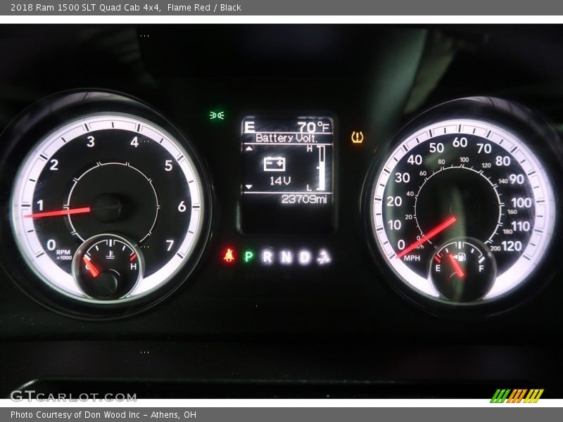 Flame Red / Black 2018 Ram 1500 SLT Quad Cab 4x4
